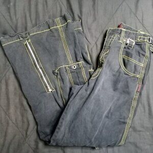 Vintage Y2K Tripp NYC Rave Wide Leg Jeans Baggy